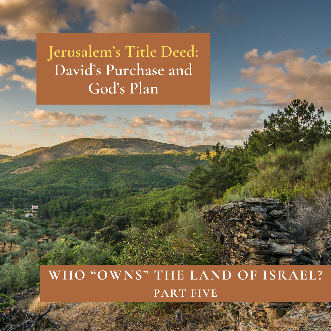 5 David’s Purchase and God’s Plan